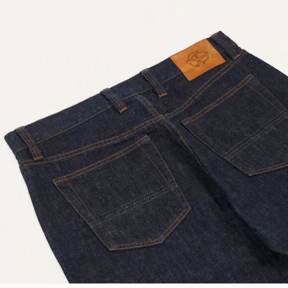 Drake's -Indigo Rinse 14.2oz Japanese Selvedge Denim Five-Pocket Jeans - Size 29 - Picture 8 of 11